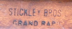 Stickley Brothers signature brand. 